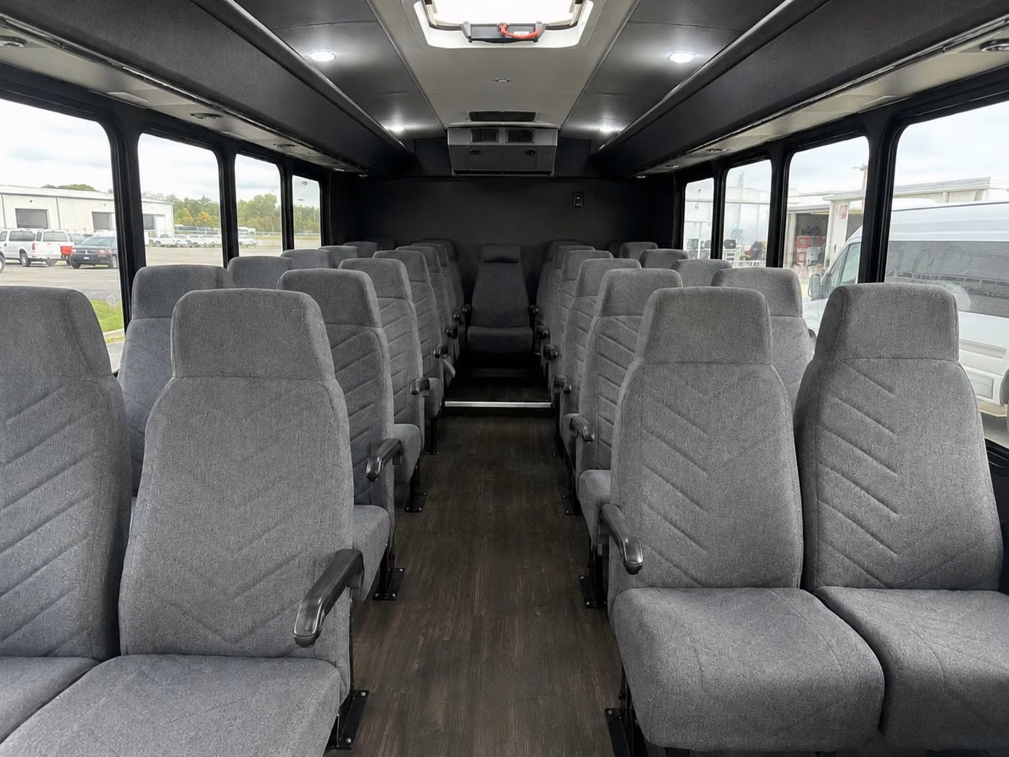 15 passenger minibus interior