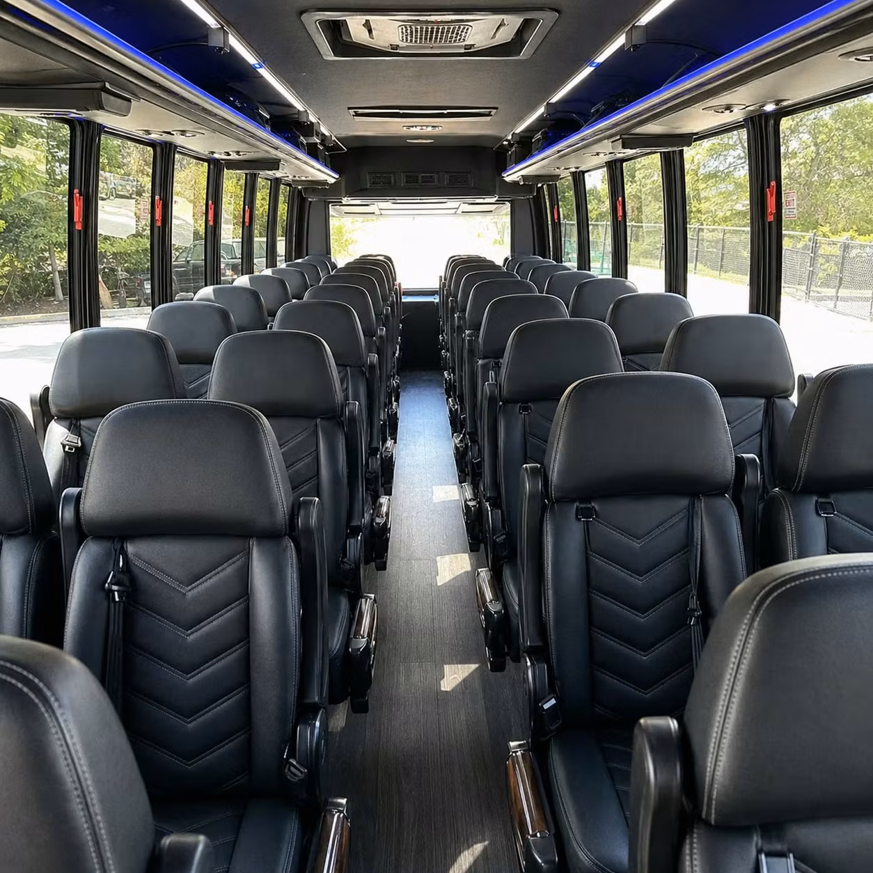 30 passenger minibus inside
