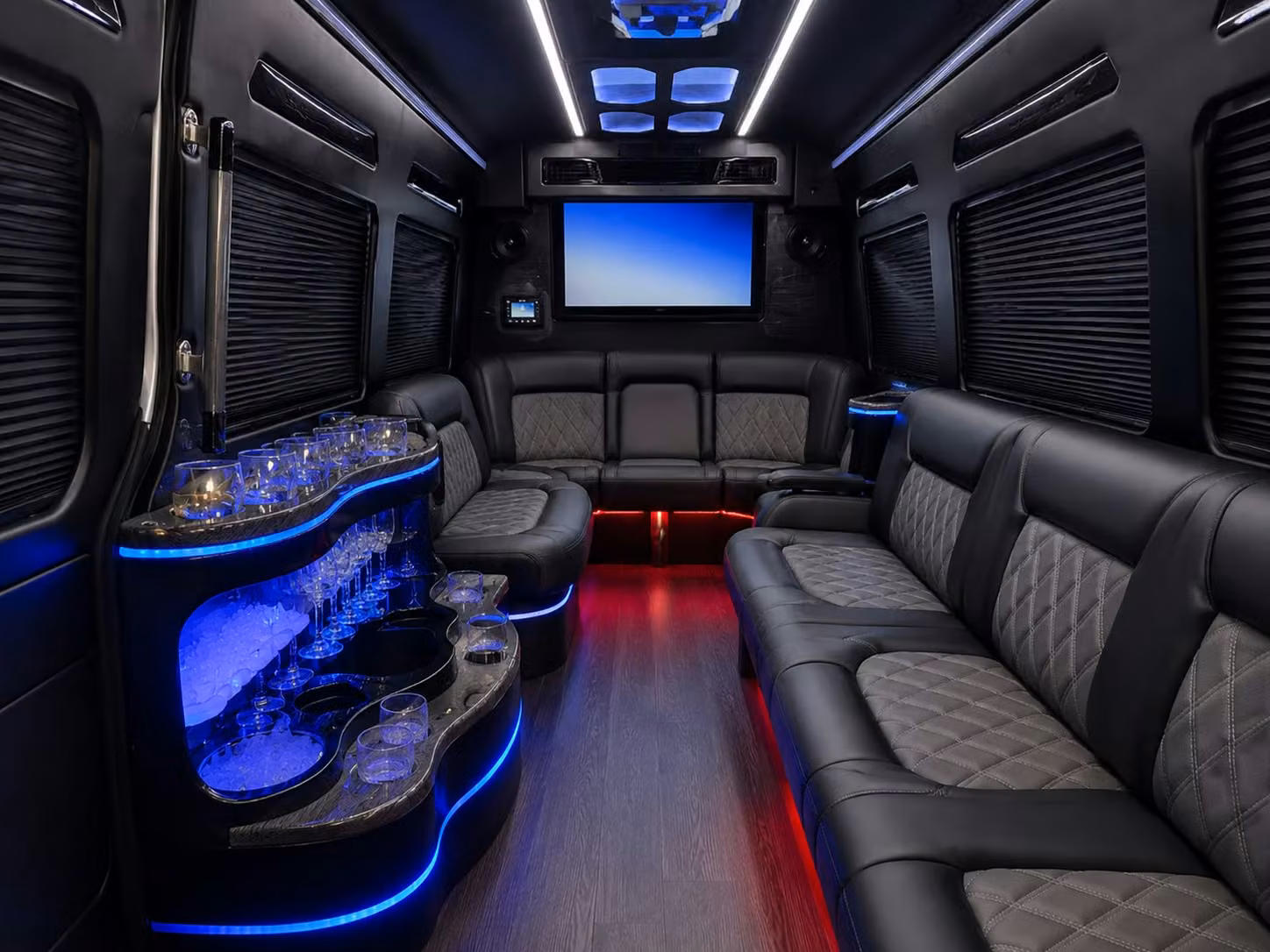 bus rental options for cary trips