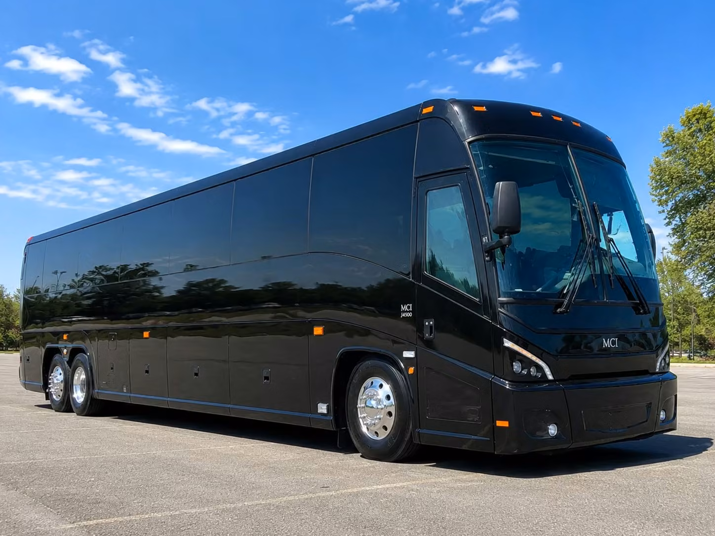 cary 56 passenger charter bus rental